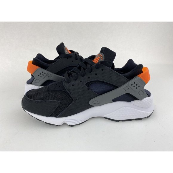 Nike Air Huarache Black Orange Men's Sneakers Shoes Grey Safety DX2659 001 - Picture 12 of 12
